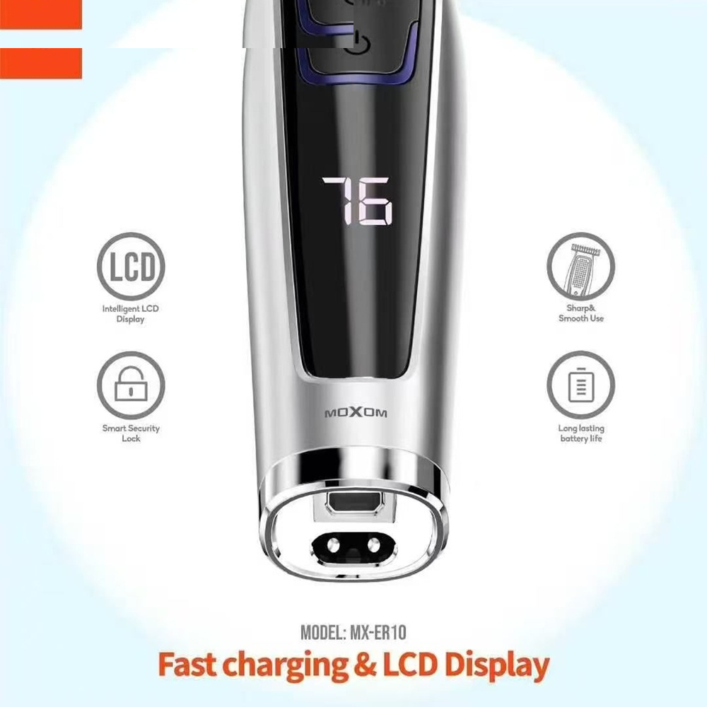 ماشین اصلاح موی سر و صورت شارژی موکسوم مدل MX-ER10