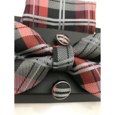 ست پاپیون و دستمال جیب و دکمه سر دست مردانه مدل ASJK