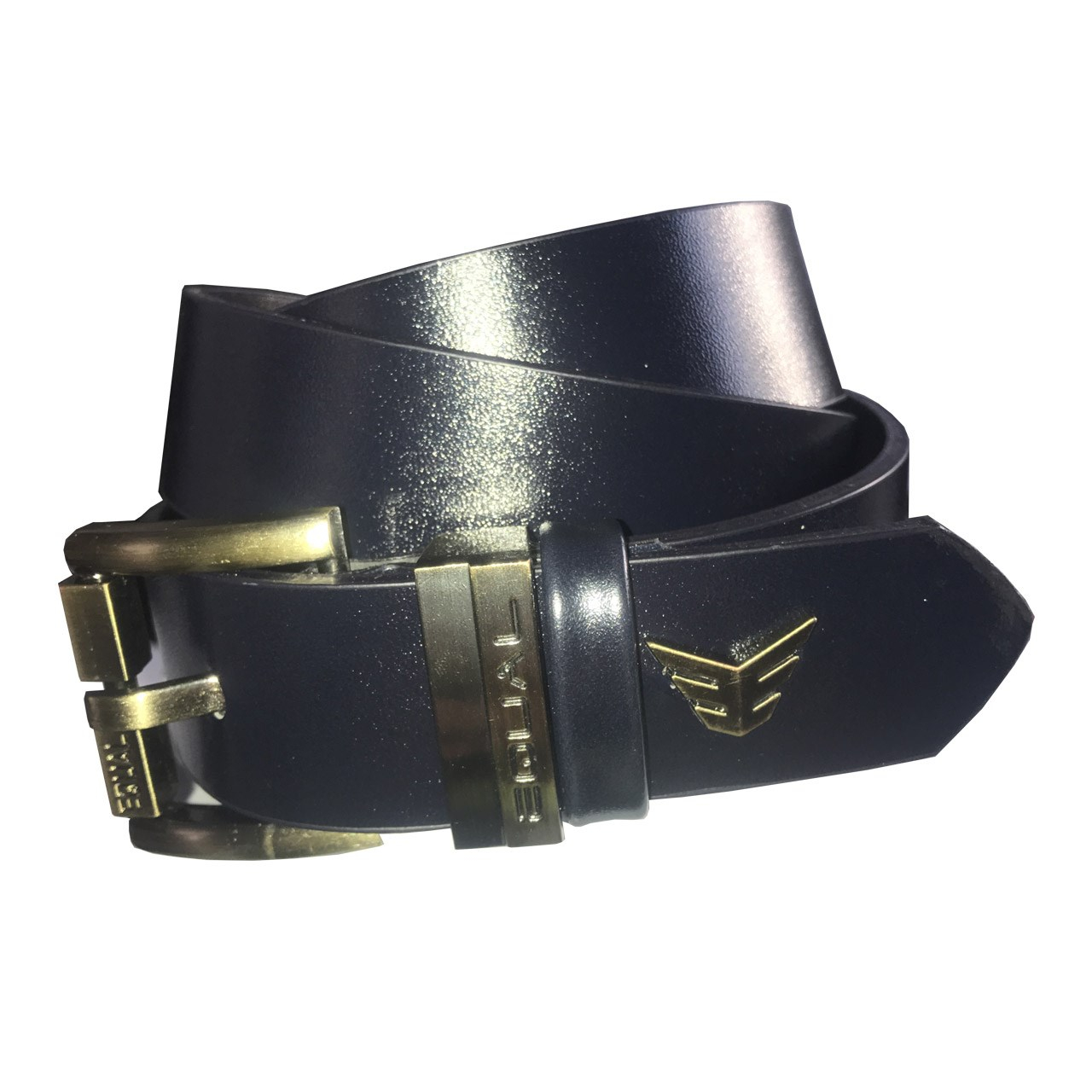 کمربند مردانه چرم طرح Equal Lb1 Black