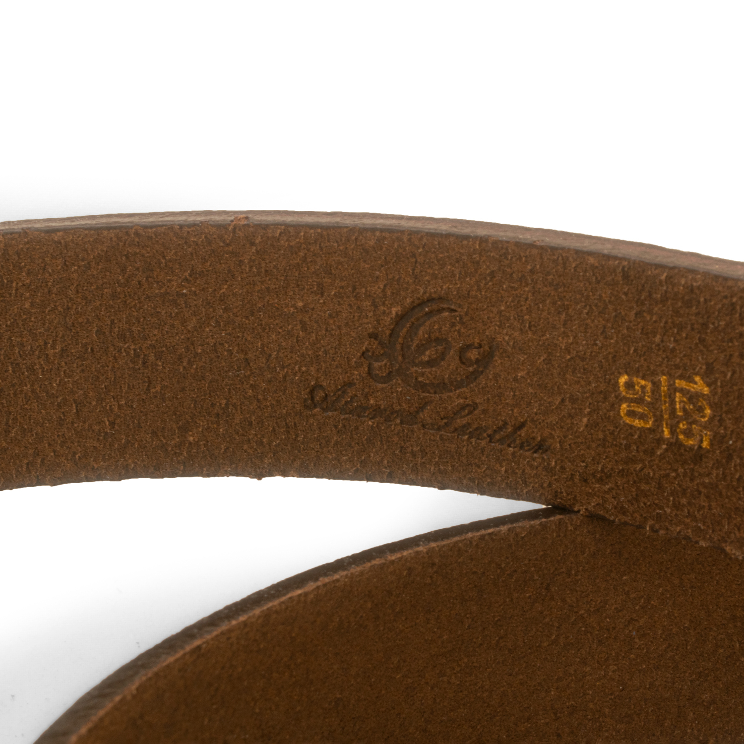 کمربند مردانه چرم عطارد مدل چرم طبیعی گاومیش کد B59