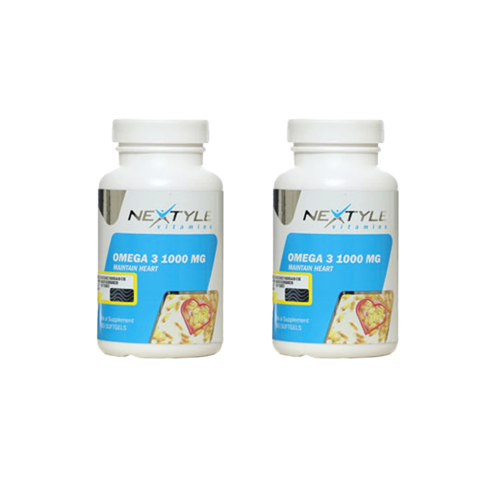 سافت ژل امگا 3 1000 میلی گرم نکستایل دو بسته 60 عددی