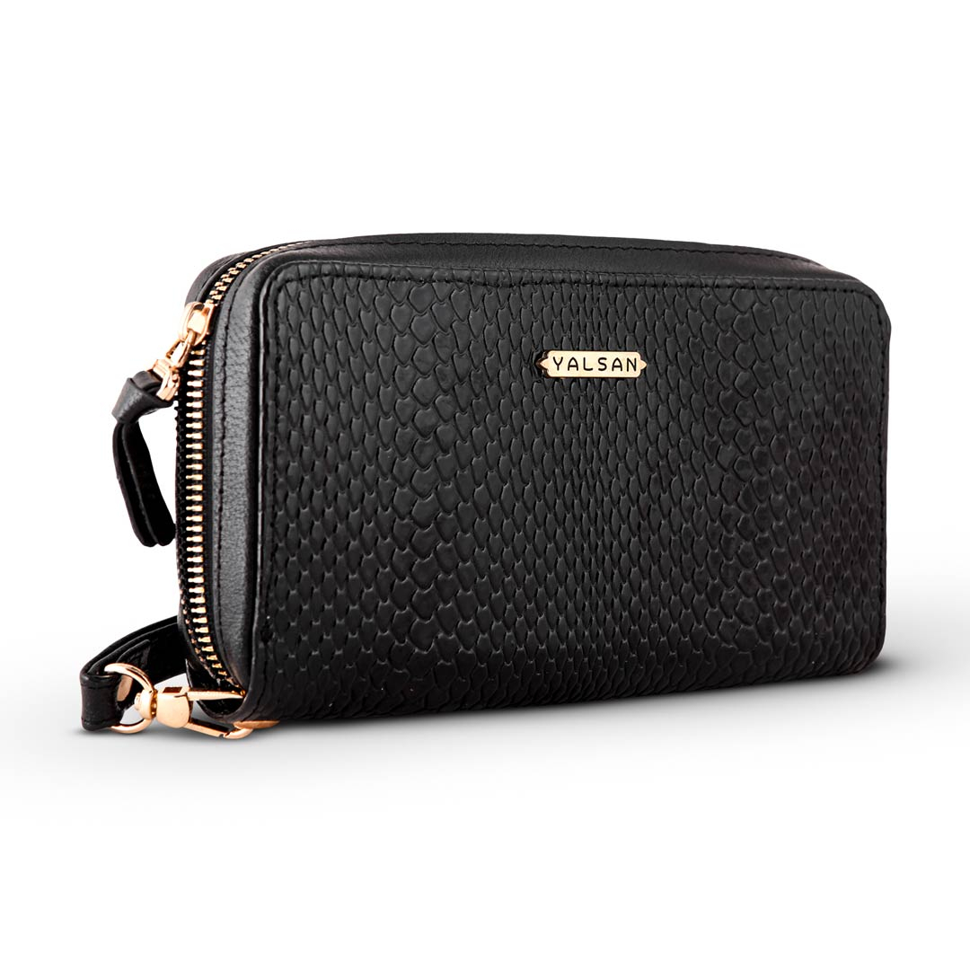 کیف پول چرم یلسان مدل غزال کد MRV-051-msk