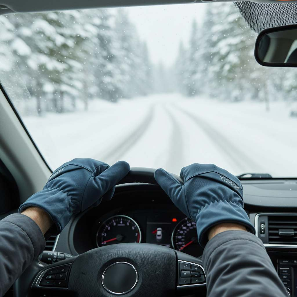 دستکش مردانه مدل تو خز تاچ دار ضد آب ready کد ۰۱۳۱