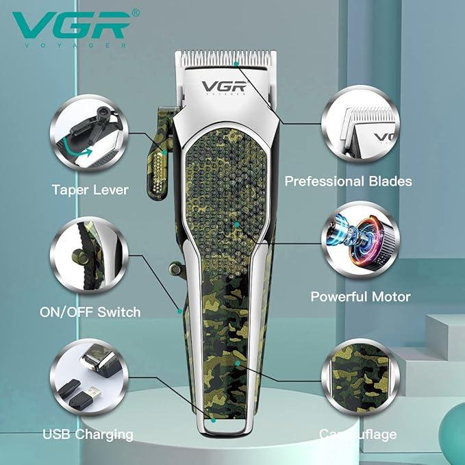 ماشین اصلاح موی سر و صورت وی جی ار مدل V-299