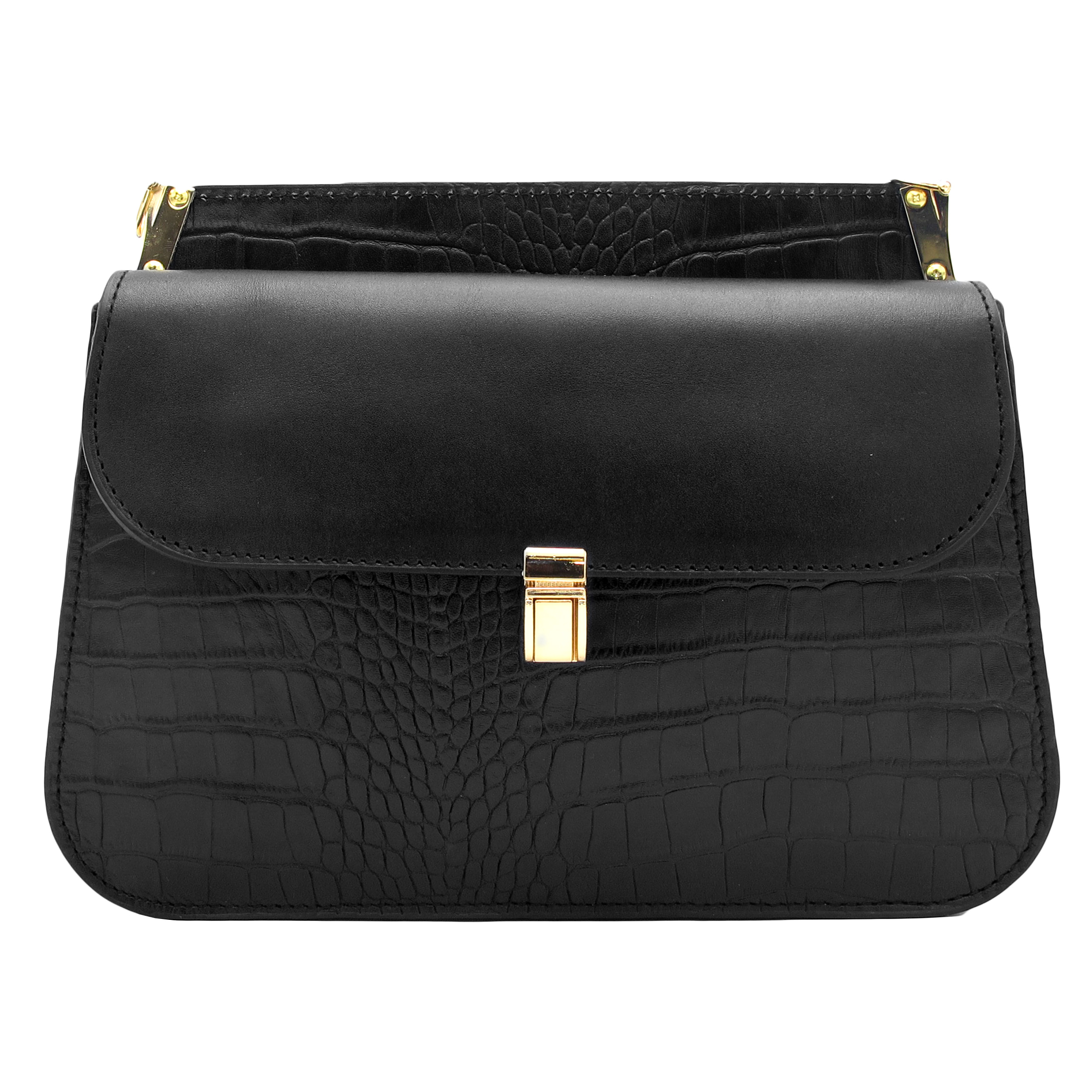 کیف دوشی زنانه مدل چرم طبیعی کد FTH116C