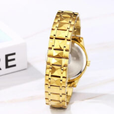 ساعت مچی عقربه‌ای کوارتز مردانه بین باند مدل سه موتور فعال کورنوگراف نگینی کد 002