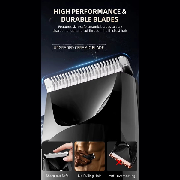 ماشین اصلاح موی سر و بدن شارژی ان شن مدل Spark 3