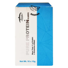 پودر پیور پروتئین با طعم موز کارن بسته 10 عددی