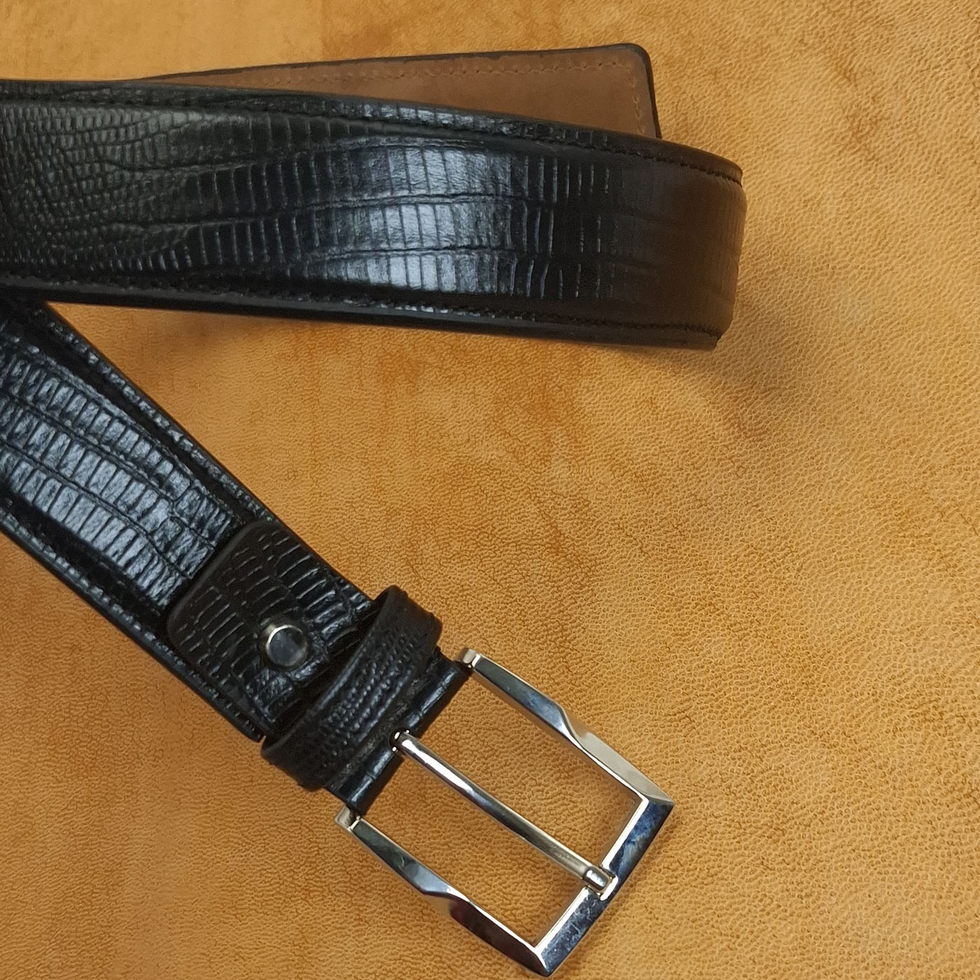 کمربند مردانه مدل چرمی پتینه کد km-03