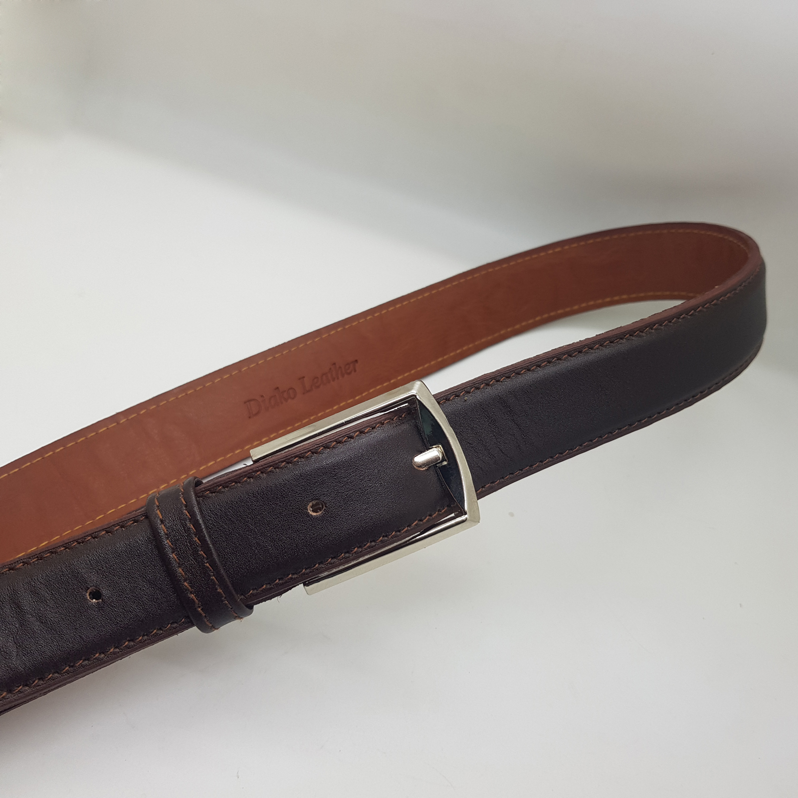 کمربند مردانه چرم دیاکو مدل k100brown