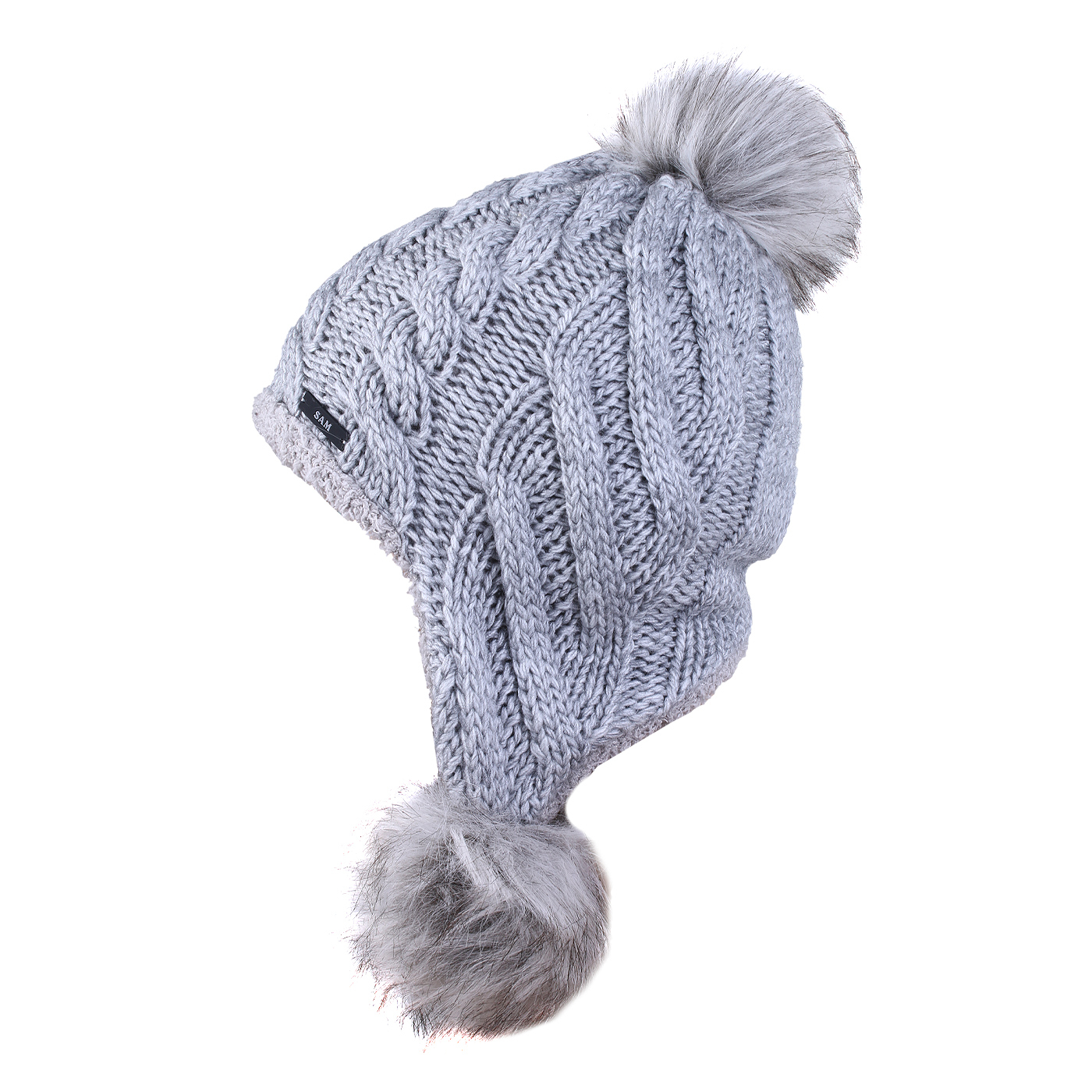 کلاه بافتنی مدل پوم دار سام کد 338