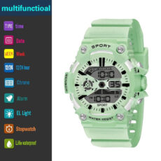 ساعت مچی دیجیتال مدل تک زمانه بند پیو کرنومتر دار کد a۲