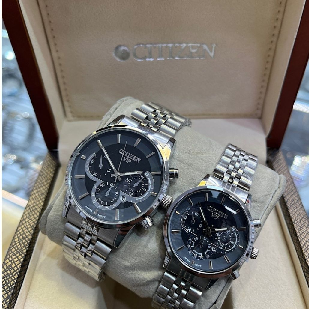 ست ساعت مچی عقربه ای زنانه و مردانه مدل Cit 07