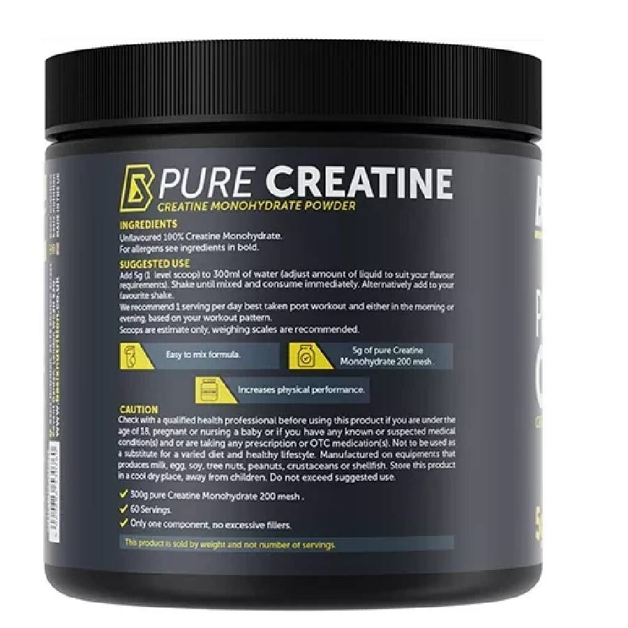 پودر کراتین مونوهیدرات بیسیکس - 300 گرم