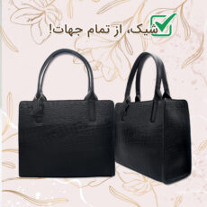 کیف دوشی زنانه مدل چرم طبیعی کد 129C