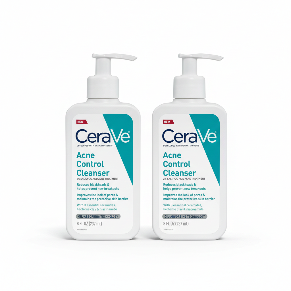 ژل شستشو صورت سراوی مدل Acne Control حجم 237 میلی لیتر