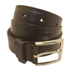 کمربند مردانه مدل چرم طبيعی سگک ميخی کد HL-21121