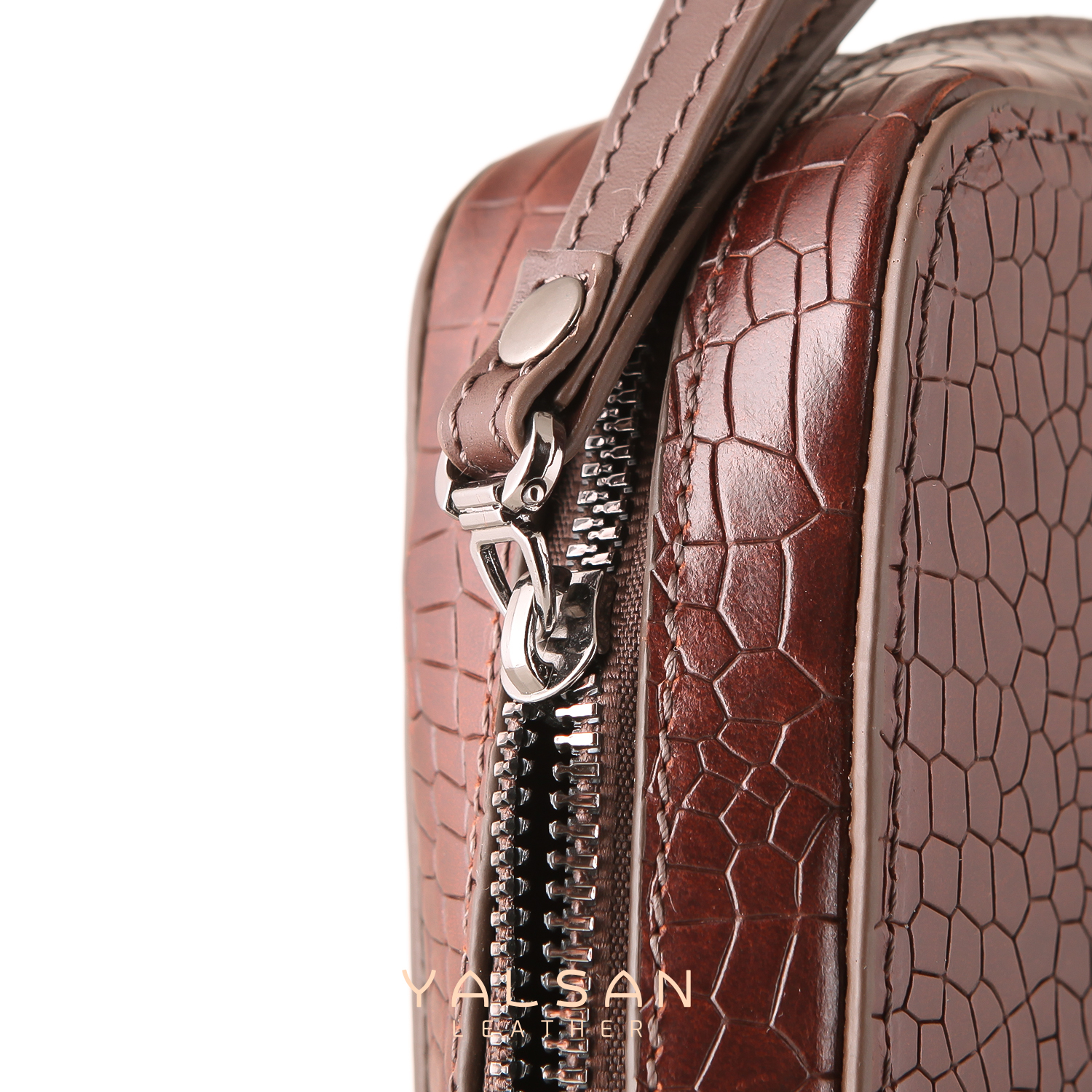 کیف اداری مردانه چرم یلسان مدل کلاور کد 113-PRM-03