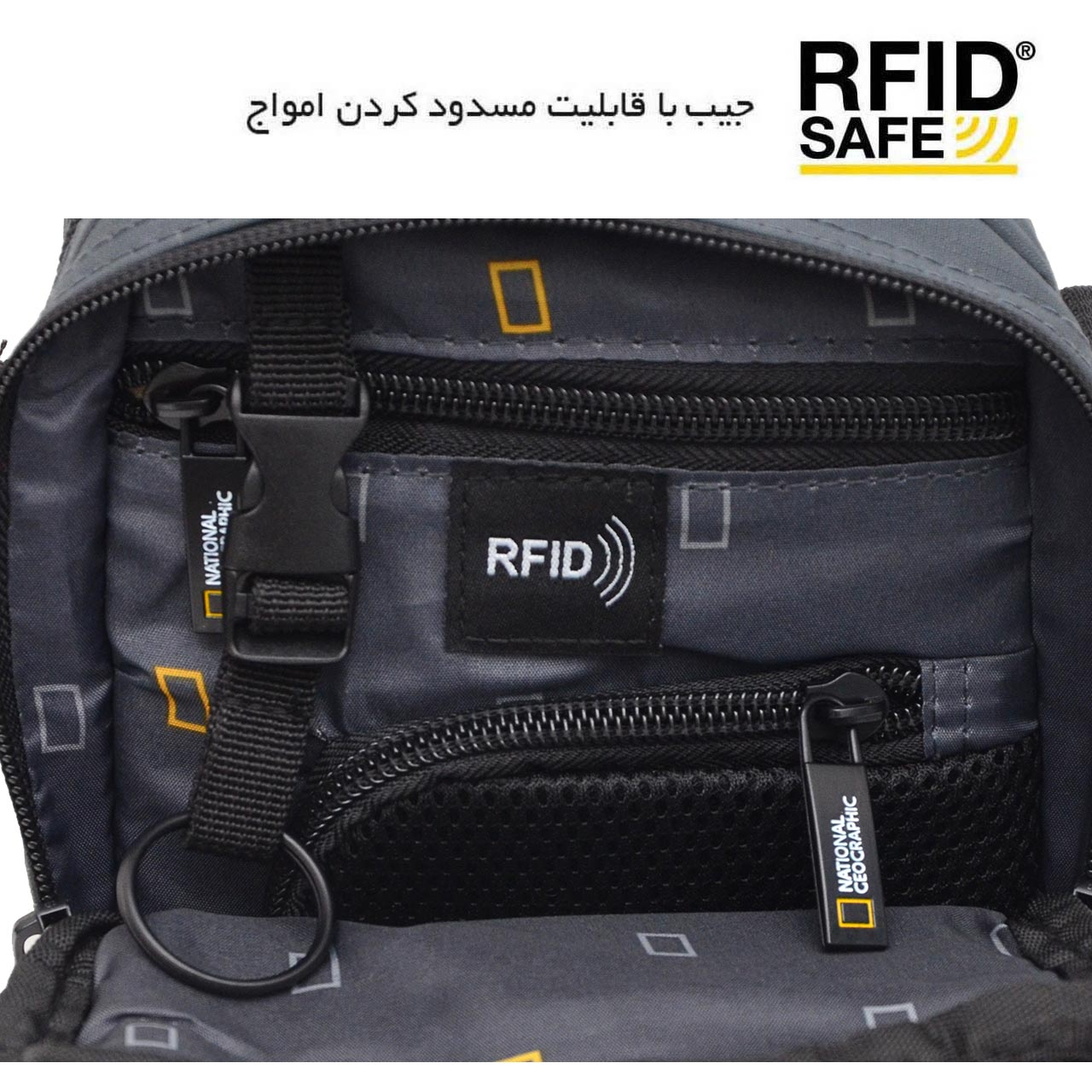 کیف رودوشی نشنال جئوگرافیک مدل N 18382 MUTATION