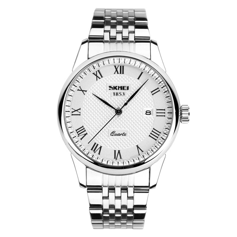 ست ساعت مچی عقربه ای زنانه و مردانه اسکمی مدل 9058S