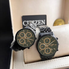 ست ساعت مچی عقربه ای زنانه و مردانه کد ip2