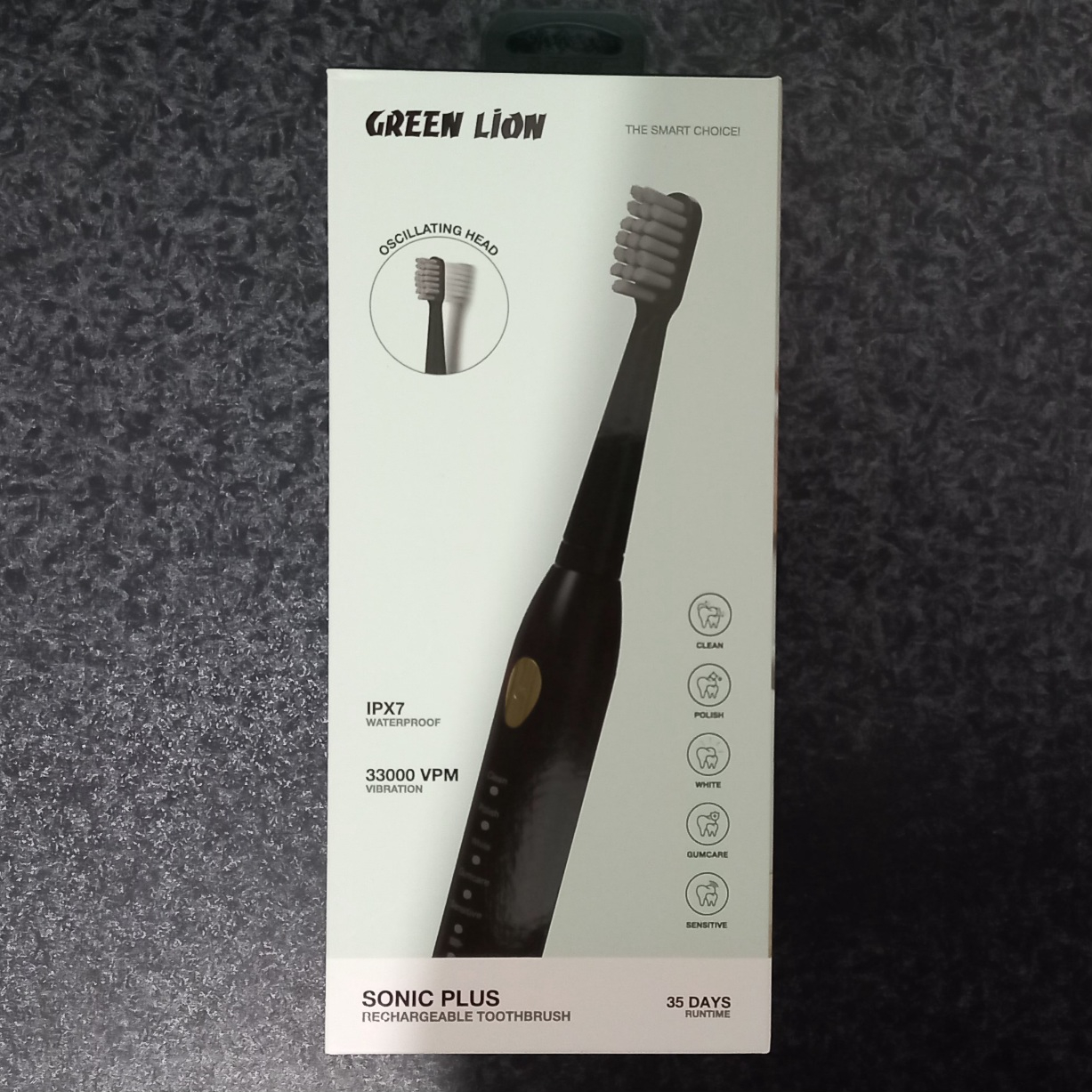 مسواک برقی گرین لاین مدل sonic plus به همراه ۲ سری یدک