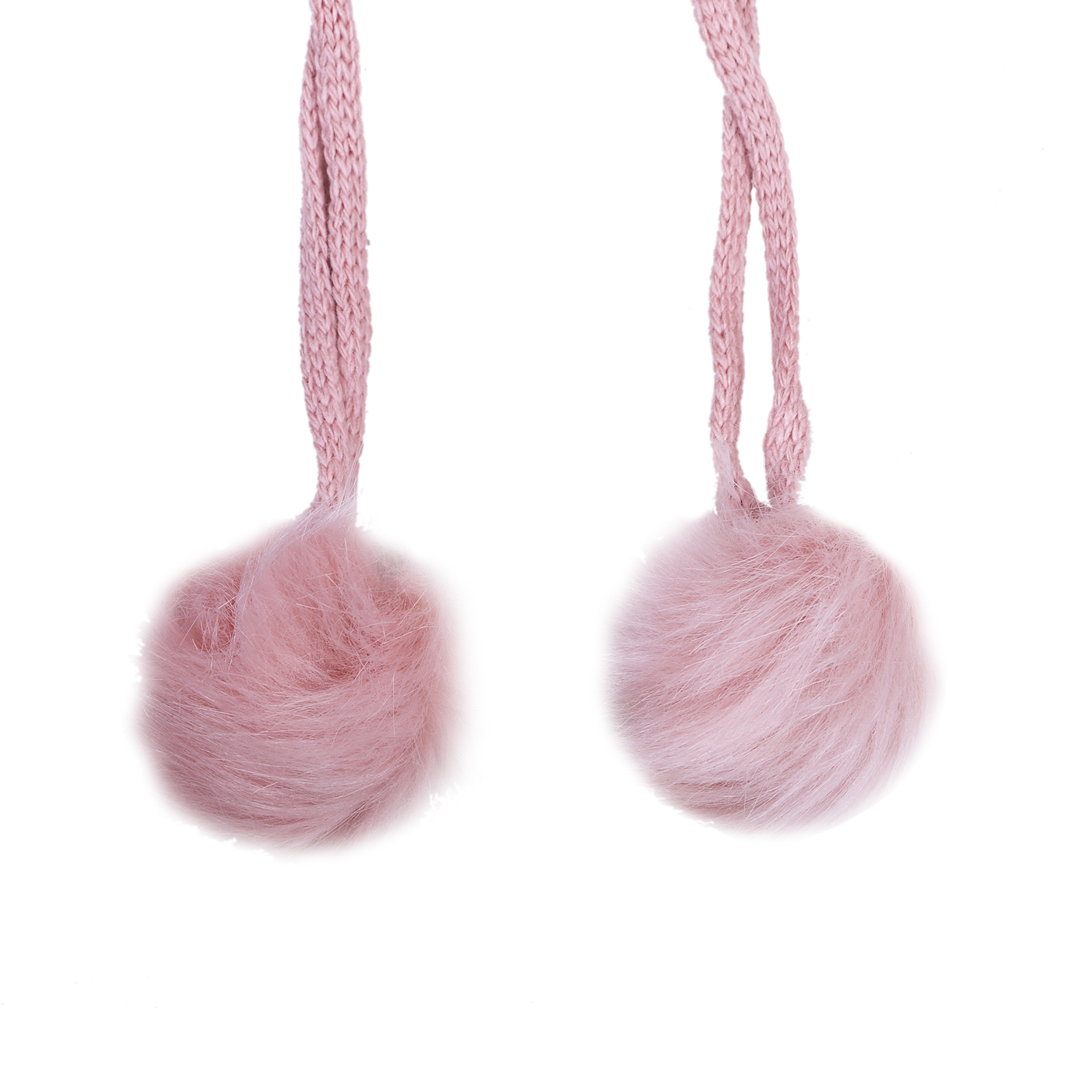 کلاه بافتنی سام مدل لبه خز طرح پوم دار کد 517