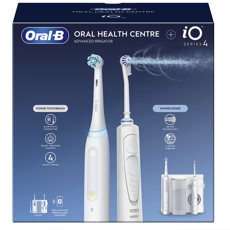 مسواک برقی اورال-بی مدل Oral Health Center Series 4 به همراه 2 سری یدک