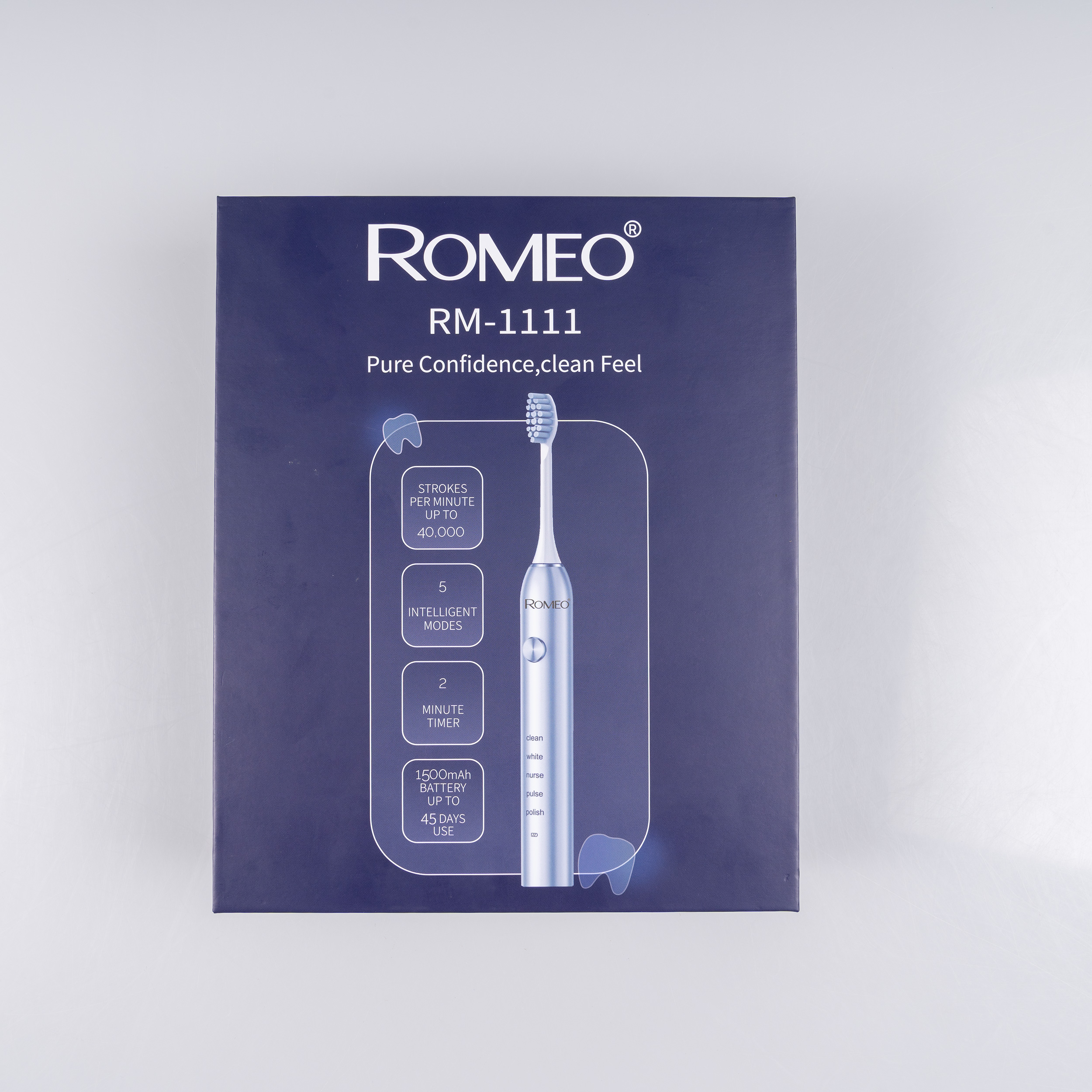 مسواک برقی رومئو مدل Rm-1111 به همراه ۸ سری یدک