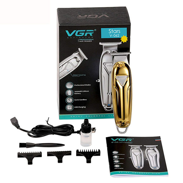 ماشین اصلاح موی سر و صورت شارژی وی جی ار مدل V-062(Stars)