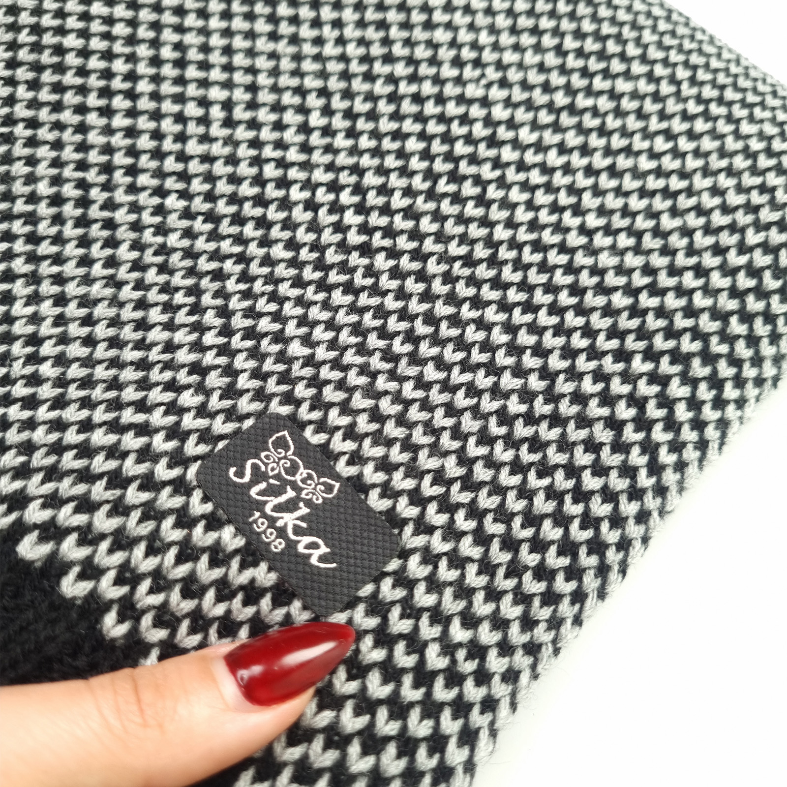 شال گردن مردانه سیلکا مدل خالدار