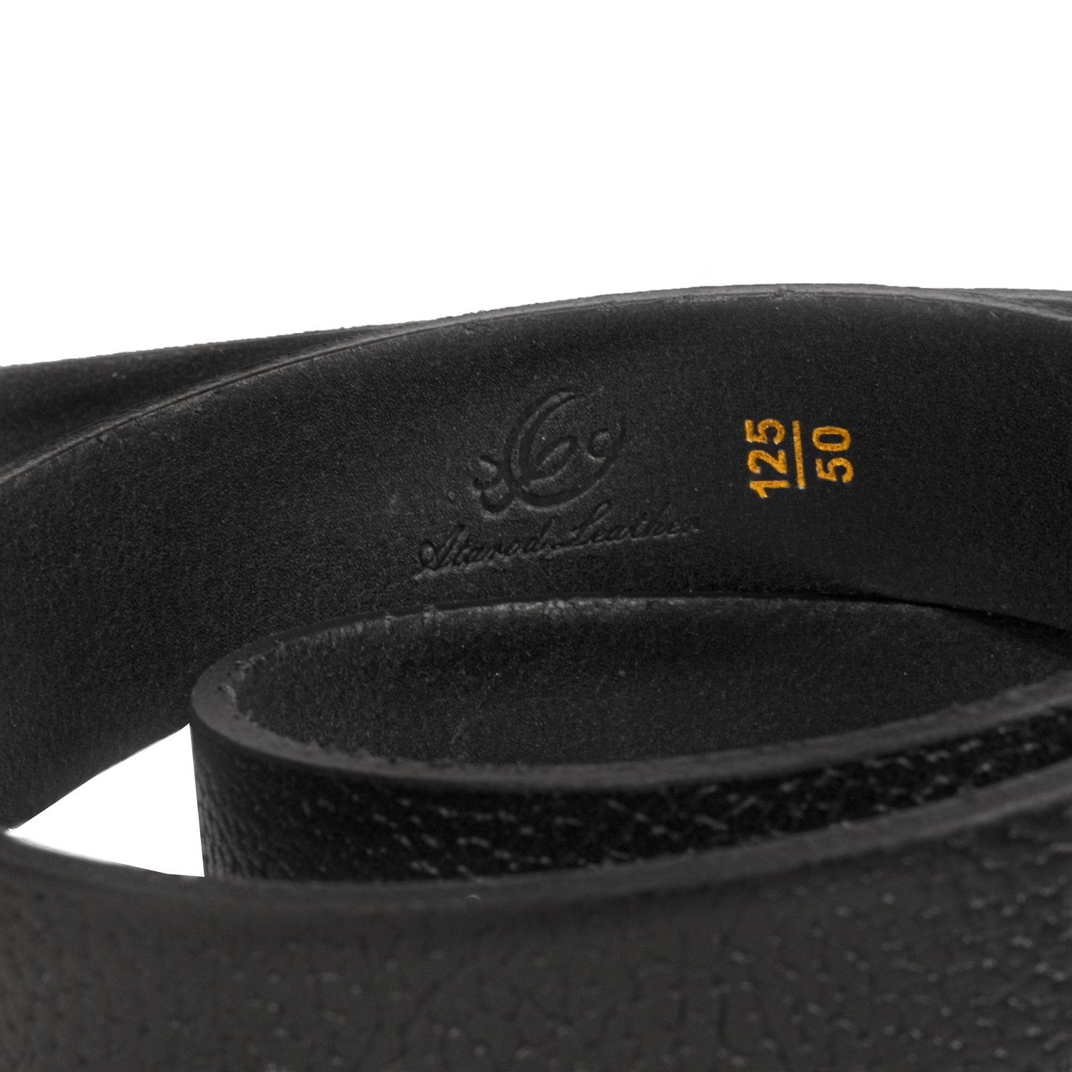 کمربند مردانه چرم عطارد مدل چرم طبیعی گاومیش کد B42