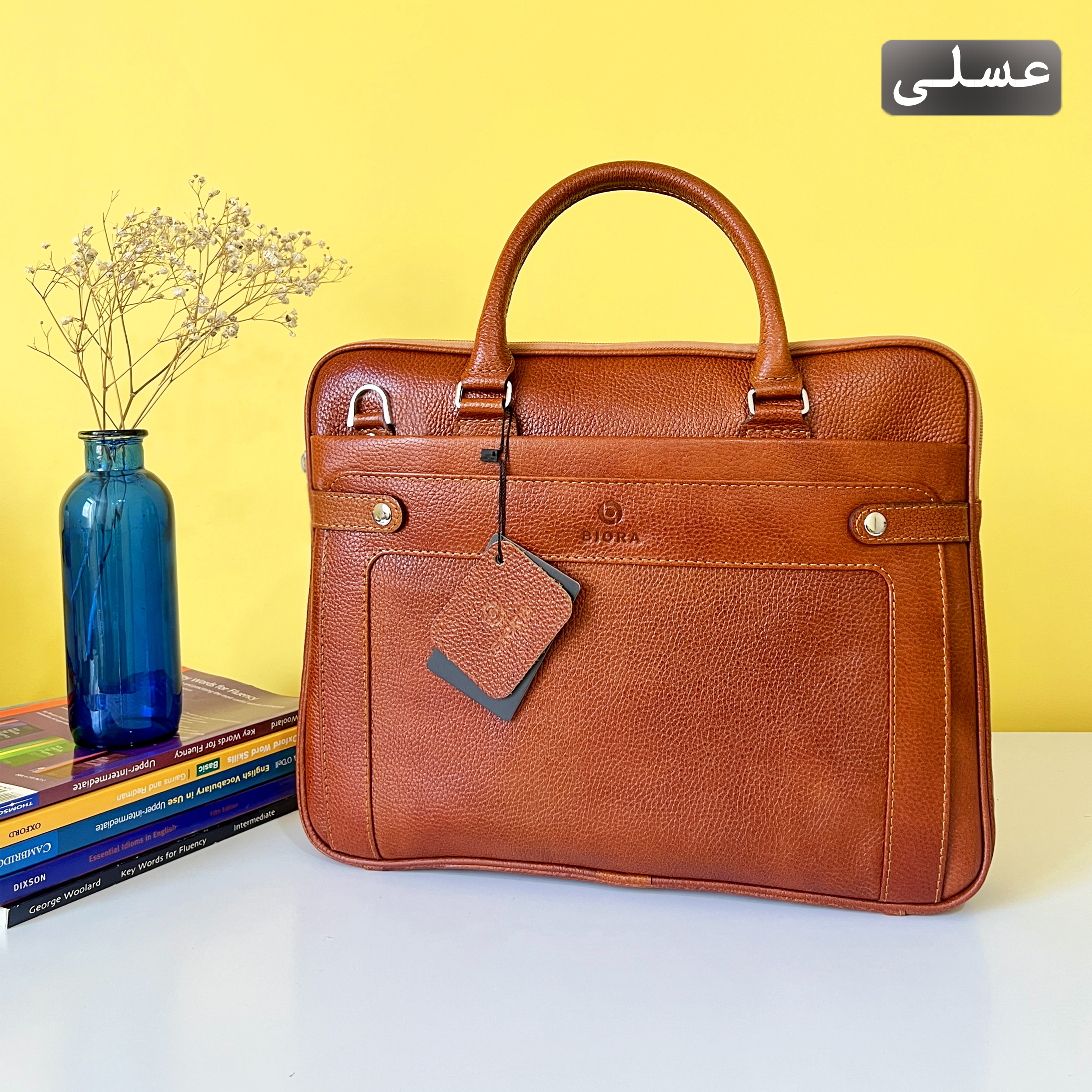 کیف اداری مردانه بیورا مدل چرم طبیعی کد eez30