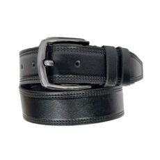 کمربند دست دوز مردانه مدل زبانه‌دار فورتیک کد 4S