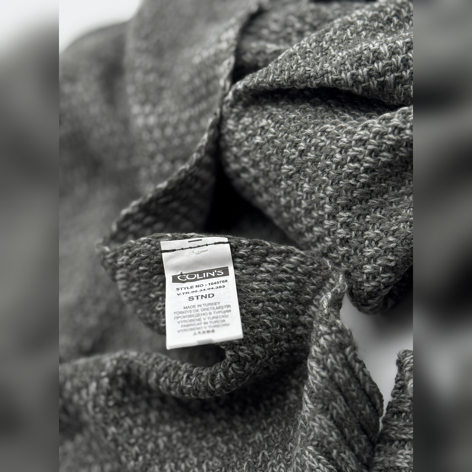 شال گردن مردانه کالینز مدل اکریلیک کد CL18