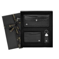 ست هدیه چرم نیاوران مدل اطلس دست دوز کد S130 طرح سنگی