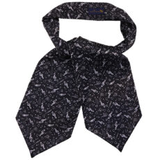 دستمال گردن مردانه مدل نت و سازهای موسیقی کد as1037