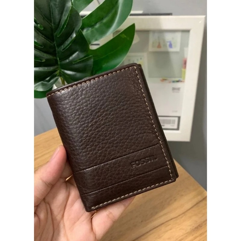 کیف پول مردانه فسیل مدل Lufkin Trifold
