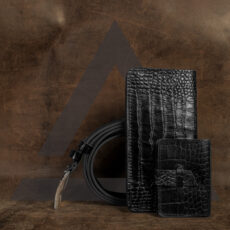 ست هدیه مردانه چرم آراهمراه مدل ASET54