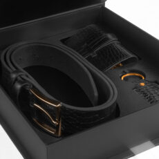 ست هدیه مردانه چرم عطارد مدل چرم طبیعی کد A49