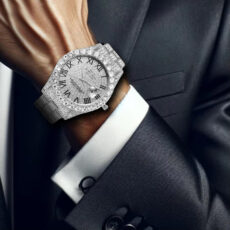 ساعت مچی عقربهای مردانه کوارتز مدل لاکچری کد UNAN-N-J1