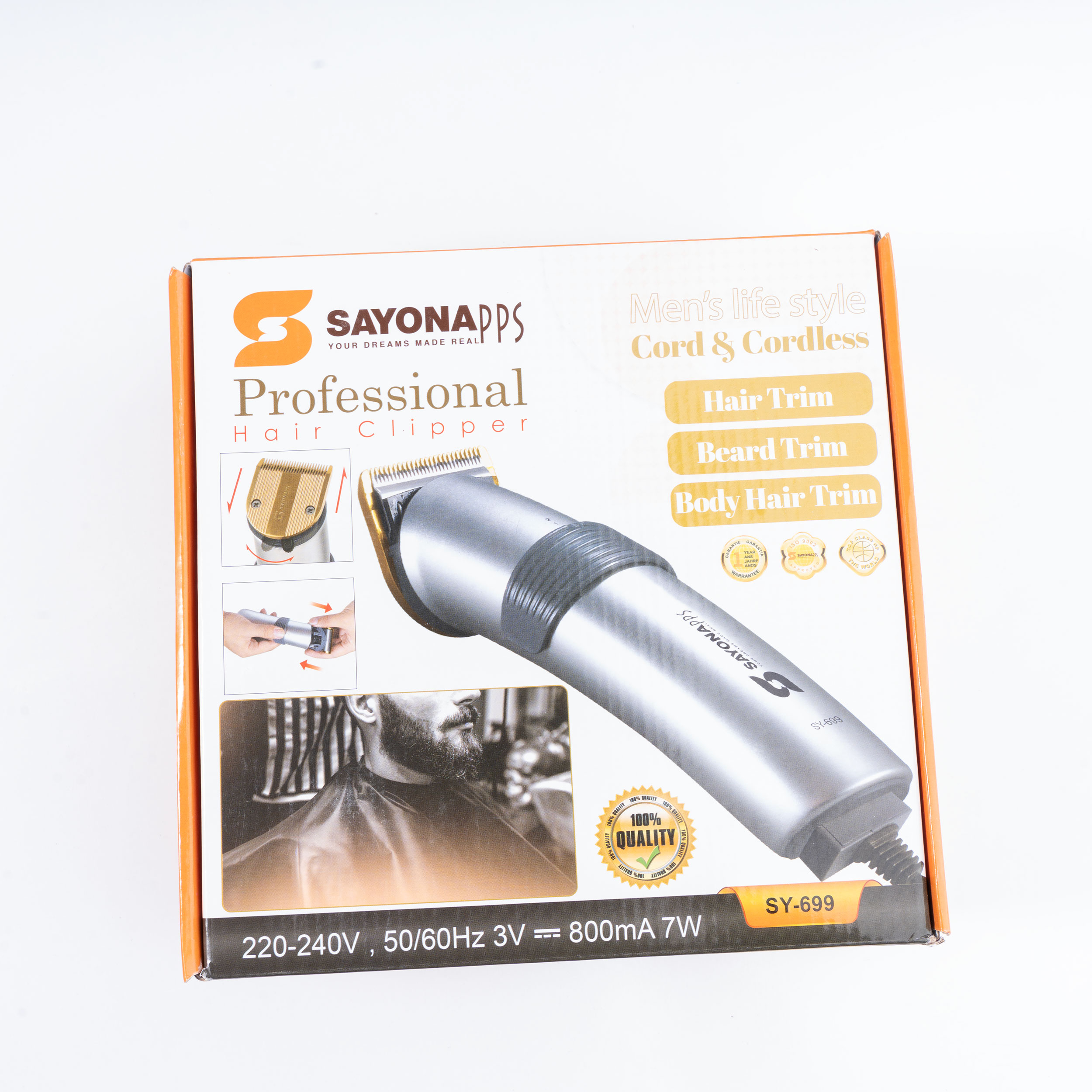 ماشین اصلاح موی سر و صورت سایونا مدل SY-699