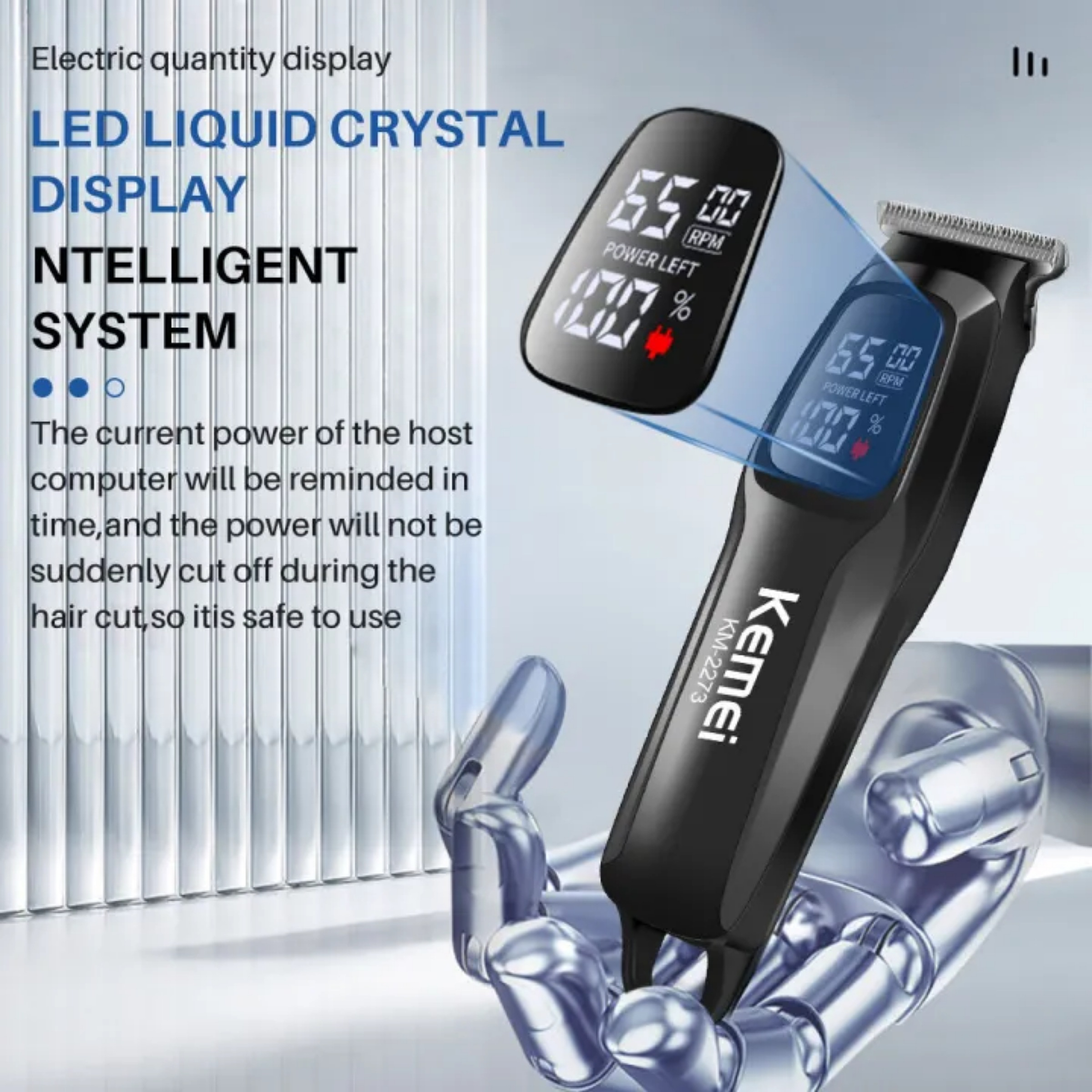 ماشین اصلاح موی سر و صورت کیمی مدل KM-2273