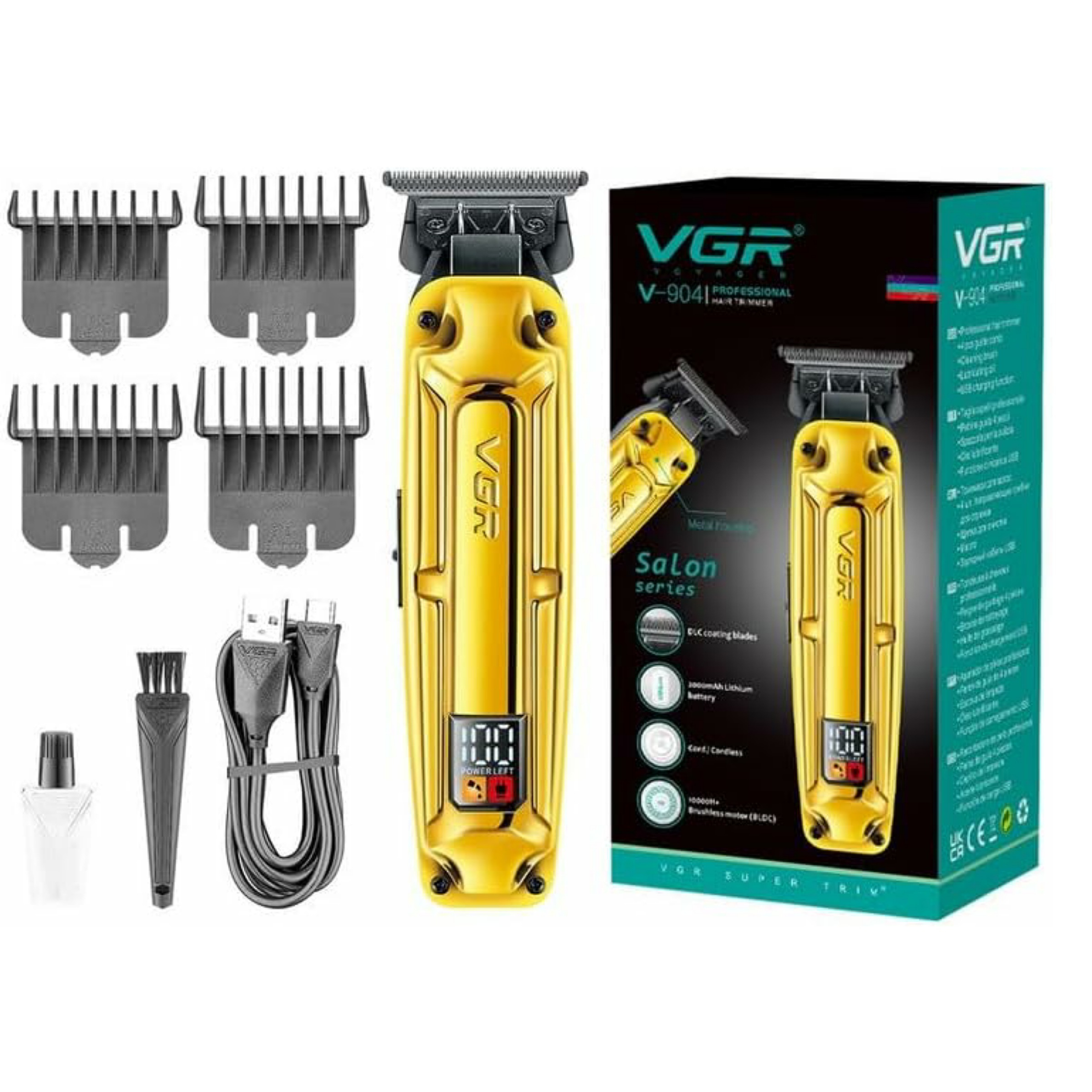 ماشین اصلاح موی سر و صورت وی جی ار مدل V-904
