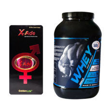 پودر وی پروتئین یوروویتال و قرص ایکس اید گلدن لایف