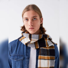 شال گردن مردانه ال سی وایکیکی مدل اکریلیک LW 253