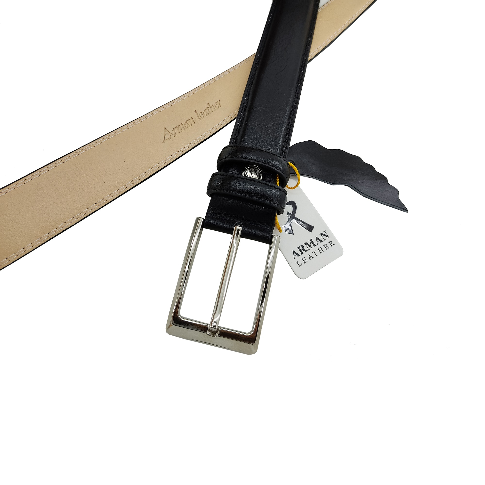 کمربند مردانه چرم آرمان مدل 207