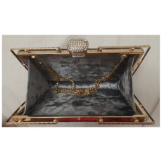 کیف مجلسی زنانه مدل قابدار سنگ پاش