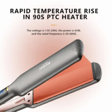 اتو و حالت دهنده ی مو کیمی مدل km-3138