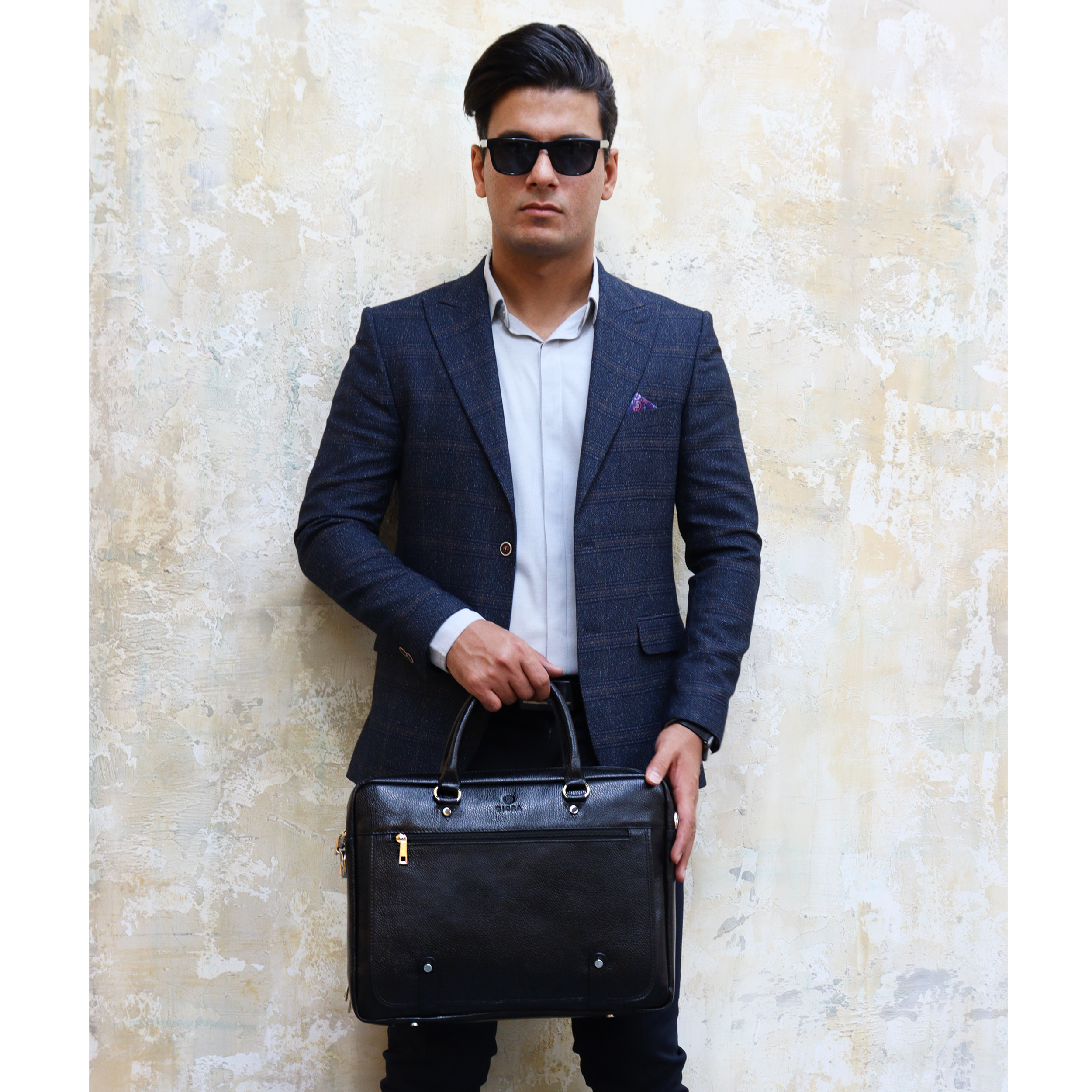 کیف اداری مردانه بیورا مدل چرم طبیعی کد eez31